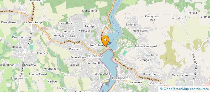 localisation de l'entreprise MADAME MELANIE ALLANIC  AUDIERNE