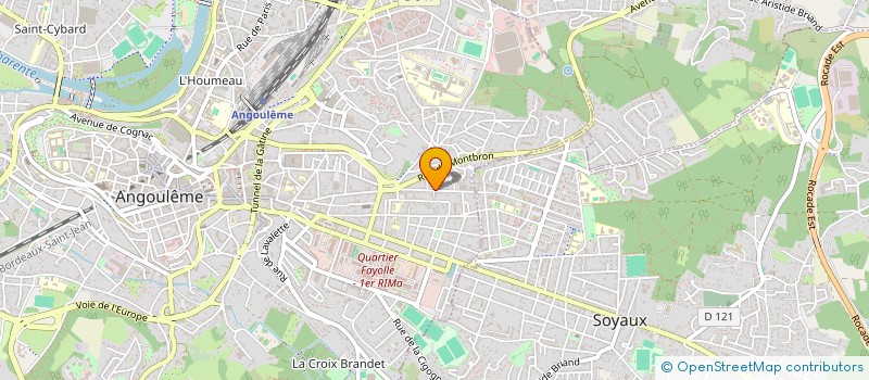 localisation de l'entreprise MADAME MELANIE ALLONNEAU  ANGOULEME