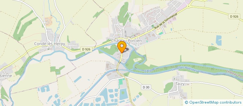 localisation de l'entreprise MADAME MELANIE ALLOUCHERY  CHATEAU-PORCIEN