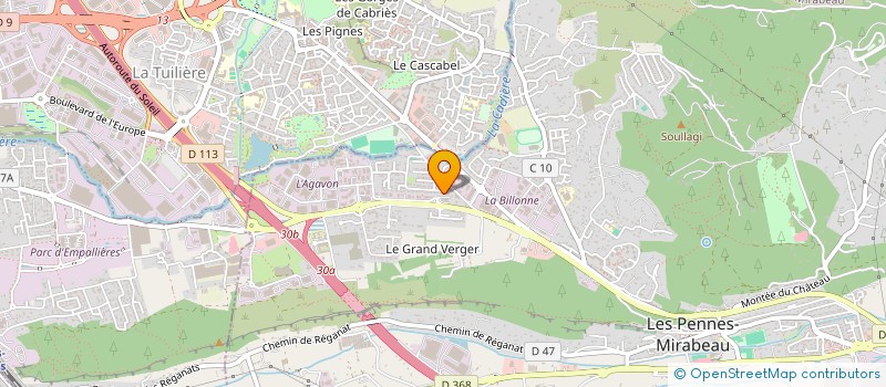 localisation de l'entreprise MADAME MELANIE ALMODOVAR à LES PENNES MIRABEAU
