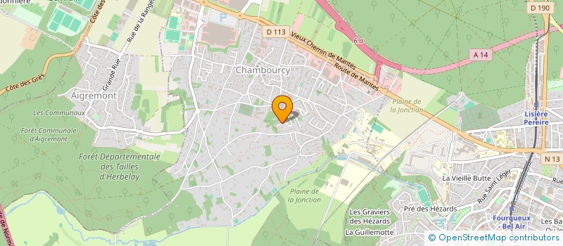 localisation de l'entreprise MADAME MELANIE AMIOT  CHAMBOURCY