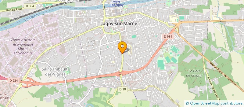 localisation de l'entreprise MADAME MELANIE ANABEL CHLOE GUERIN à LAGNY-SUR-MARNE