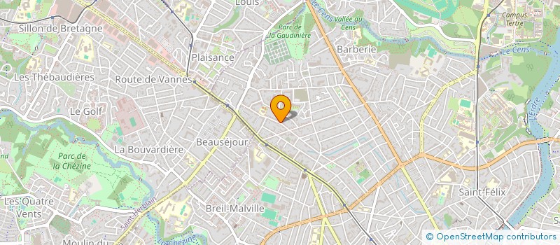 localisation de l'entreprise MADAME MELANIE ANDRE à NANTES