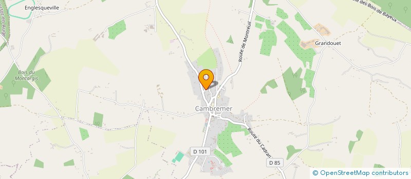 localisation de l'entreprise MADAME MELANIE ANDRE-MARTIN  CAMBREMER