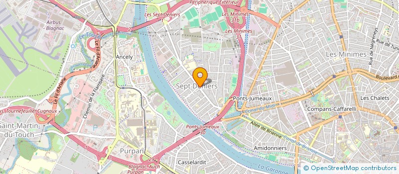 localisation de l'entreprise MADAME MELANIE ANDREA LUCIE BAUDRAND  TOULOUSE