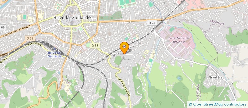localisation de l'entreprise MADAME MELANIE ANELLI à BRIVE-LA-GAILLARDE