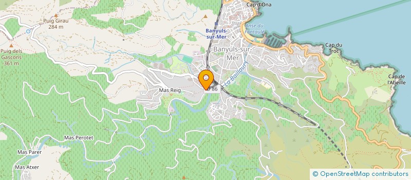 localisation de l'entreprise MADAME MELANIE ANIES  BANYULS-SUR-MER
