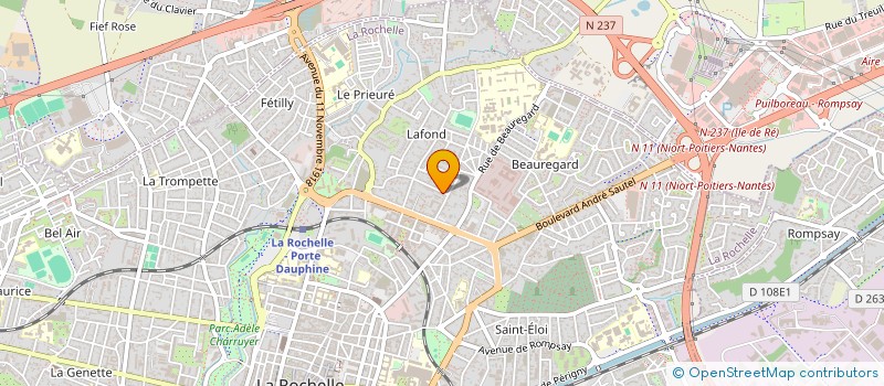 localisation de l'entreprise MADAME MELANIE ANIS  LA ROCHELLE