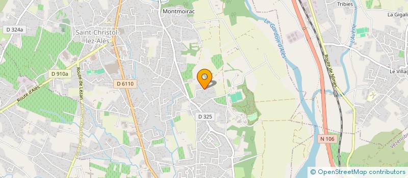 localisation de l'entreprise MADAME MELANIE ARNAL  SAINT-CHRISTOL-LEZ-ALES