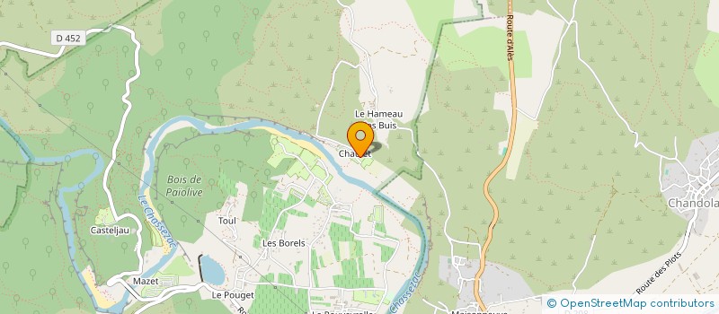 localisation de l'entreprise MADAME MELANIE ARNAUDIES  BERRIAS-ET-CASTELJAU