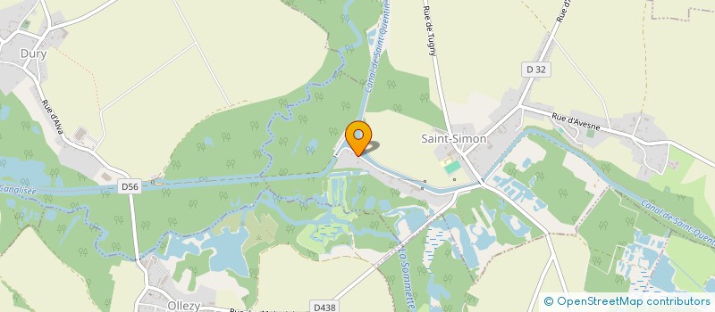 localisation de l'entreprise MADAME MELANIE ATHANASSIADIS  SAINT-SIMON