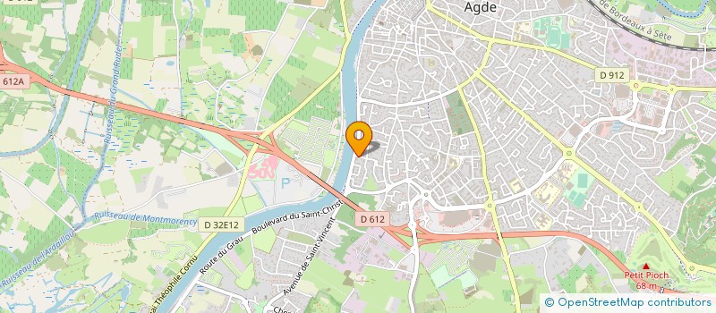 localisation de l'entreprise MADAME MELANIE ATKINSO  AGDE