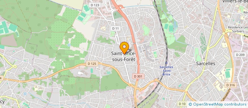 localisation de l'entreprise MADAME MELANIE ATTIAS à SAINT-BRICE-SOUS-FORET