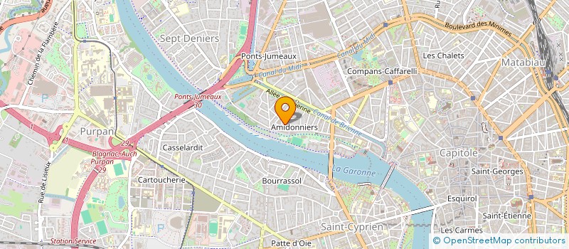 localisation de l'entreprise MADAME MELANIE AUBER à TOULOUSE