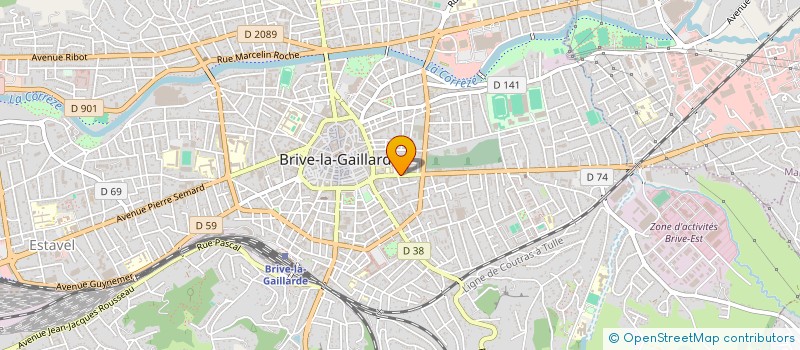 localisation de l'entreprise MADAME MELANIE AUPECLE à BRIVE-LA-GAILLARDE