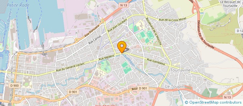 localisation de l'entreprise MADAME MELANIE AUREGAN  CHERBOURG-EN-COTENTIN