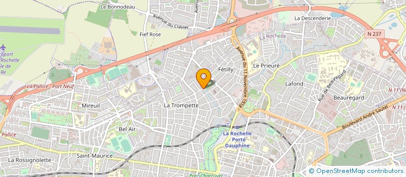 localisation de l'entreprise MADAME MELANIE AUTEXIER  LA ROCHELLE