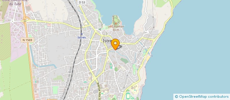 localisation de l'entreprise MADAME MELANIE AYMES  ISTRES