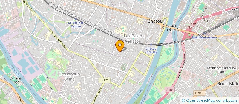 localisation de l'entreprise MADAME MELANIE BADER  CHATOU