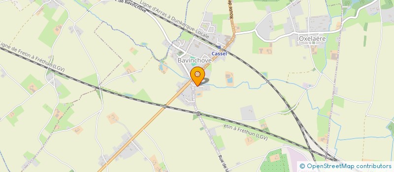 localisation de l'entreprise MADAME MELANIE BAERT  OXELAERE