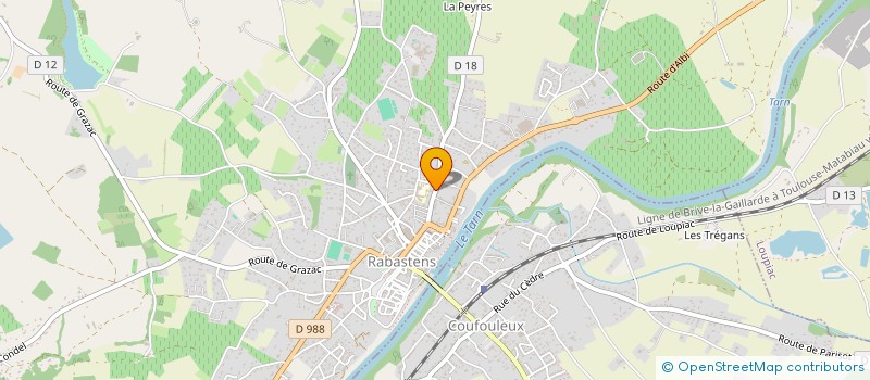 localisation de l'entreprise MADAME MELANIE BAIETTO  RABASTENS