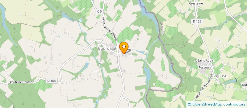 localisation de l'entreprise MADAME MELANIE BAILLY  BOURDALAT