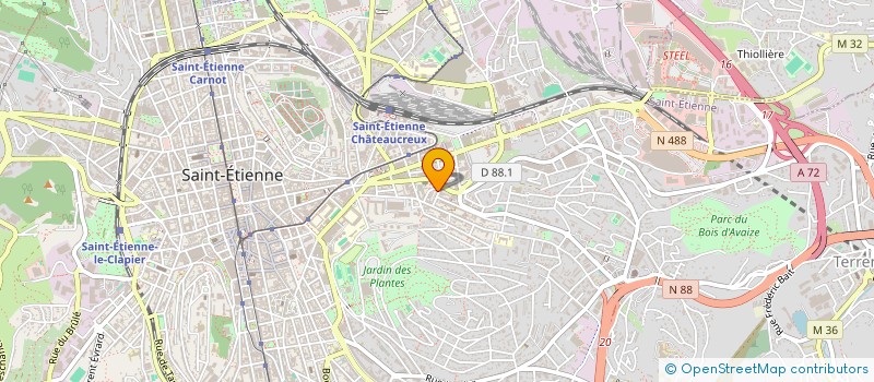 localisation de l'entreprise MADAME MELANIE BAJEUX  VAUNAVEYS-LA-ROCHETTE