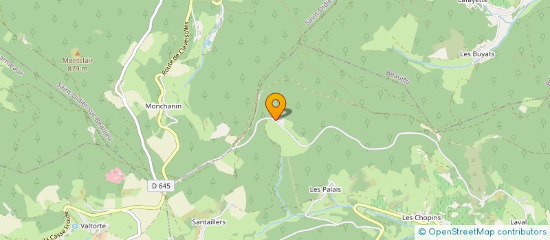 localisation de l'entreprise MADAME MELANIE BARACHET  MARCHAMPT