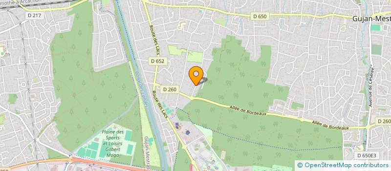 localisation de l'entreprise MADAME MELANIE BARBIER  GUJAN-MESTRAS