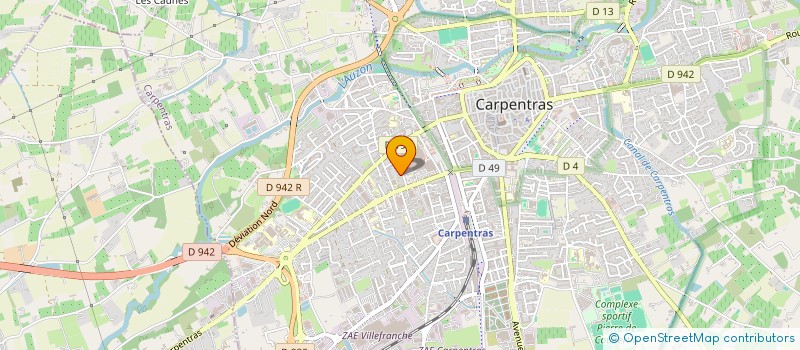 localisation de l'entreprise MADAME MELANIE BARBIER  CARPENTRAS