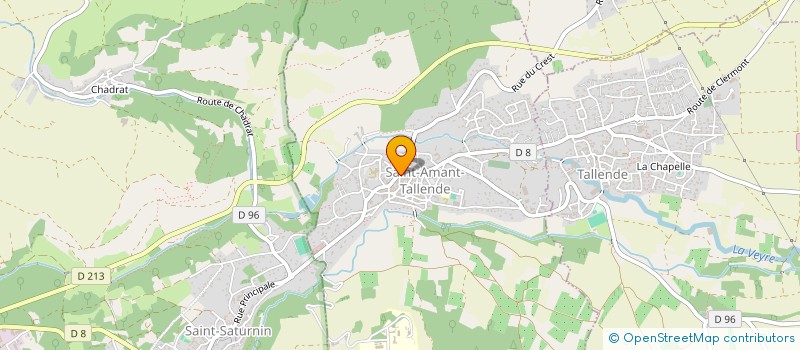 localisation de l'entreprise MADAME MELANIE BARDET  SAINT-AMANT-TALLENDE