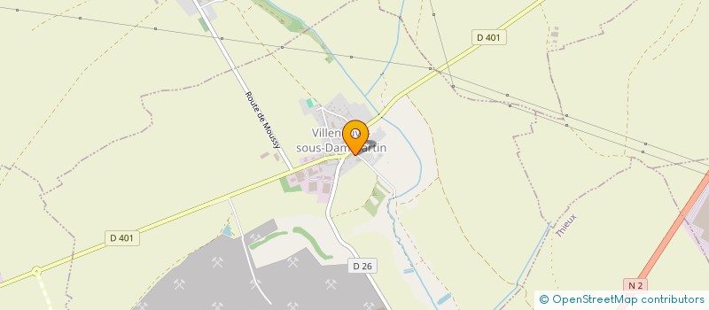 localisation de l'entreprise MADAME MELANIE BARMASSE  VILLENEUVE-SOUS-DAMMARTIN