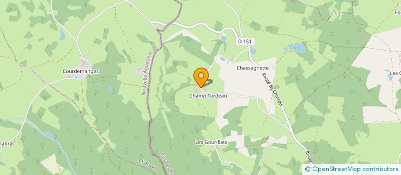 localisation de l'entreprise MADAME MELANIE BARRIERE  CHARENSAT