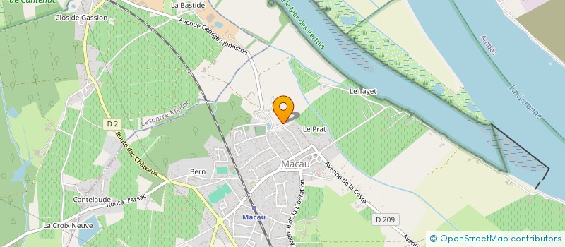 localisation de l'entreprise MADAME MELANIE BARROUILLET  MACAU
