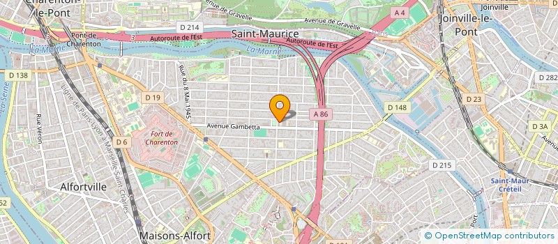 localisation de l'entreprise MADAME MELANIE BASIRE  MAISONS-ALFORT