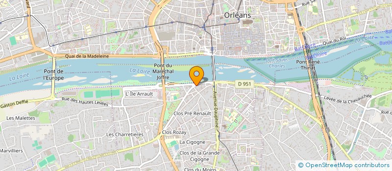 localisation de l'entreprise MADAME MELANIE BATAILLE  ORLEANS