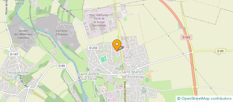 localisation de l'entreprise MADAME MELANIE BATREL  SAINT-ANDRE-SUR-ORNE