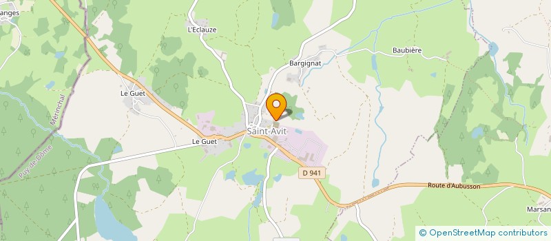 localisation de l'entreprise MADAME MELANIE BATTMANN  SAINT-AVIT