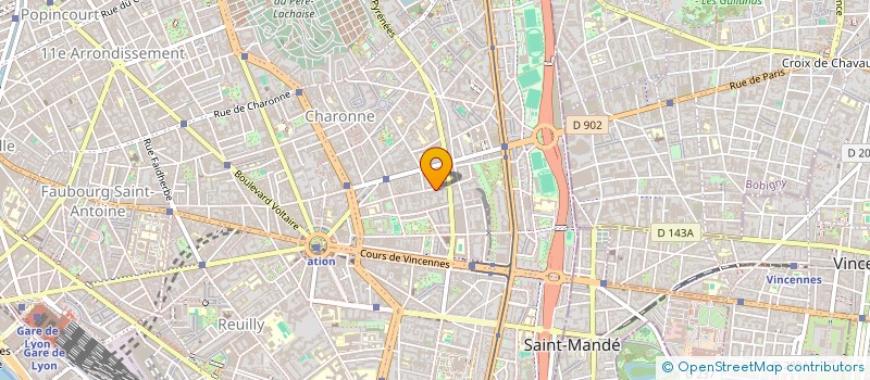 localisation de l'entreprise MADAME MELANIE BAY  PARIS