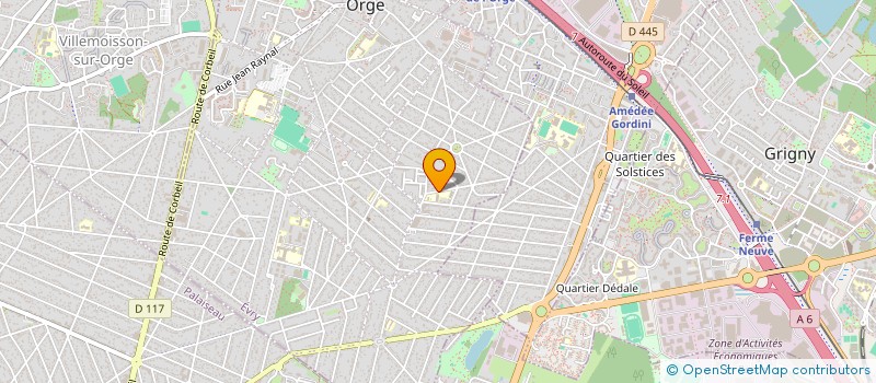 localisation de l'entreprise MADAME MELANIE BAZARD  MORSANG-SUR-ORGE