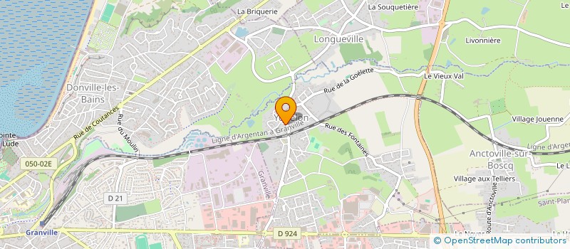 localisation de l'entreprise MADAME MELANIE BECHET  YQUELON