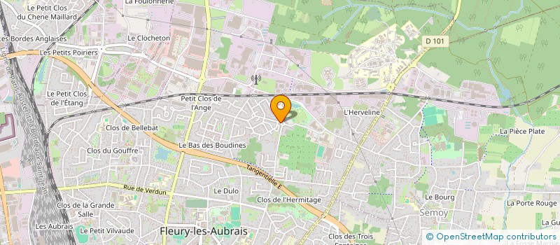 localisation de l'entreprise MADAME MELANIE BECHU  FLEURY-LES-AUBRAIS