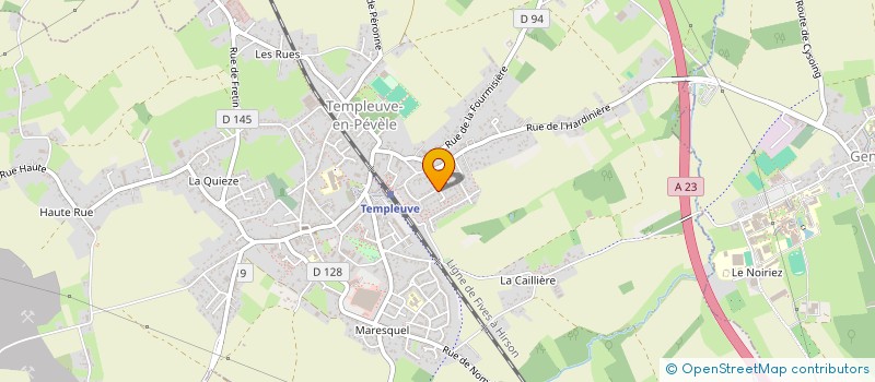 localisation de l'entreprise MADAME MELANIE BECOURT  TEMPLEUVE-EN-PEVELE