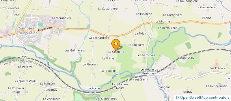 localisation de l'entreprise MADAME MELANIE BEDIER  SAINT-JEAN-SUR-VILAINE