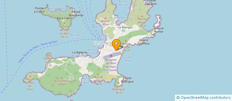 localisation de l'entreprise MADAME MELANIE BELENUS à TERRE-DE-HAUT