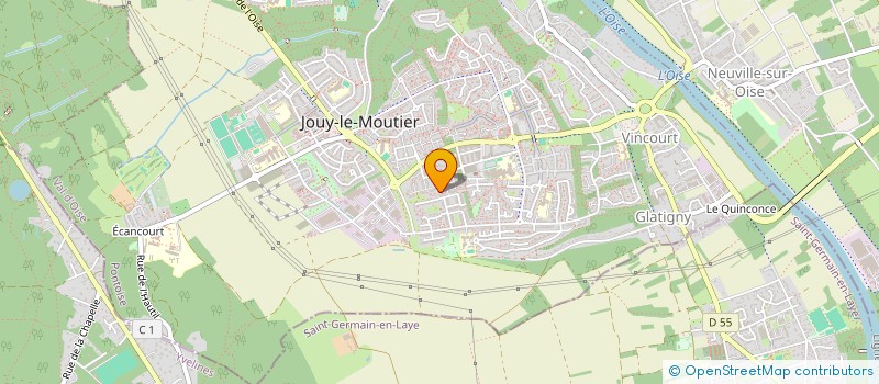localisation de l'entreprise MADAME MELANIE BELLOT  JOUY-LE-MOUTIER