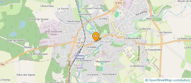 localisation de l'entreprise MADAME MELANIE BENAIS  CHATEAU-RENAULT