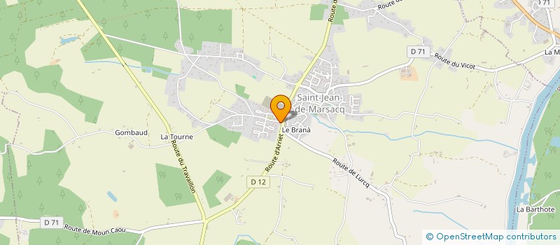 localisation de l'entreprise MADAME MELANIE BENESSE  SAINT-JEAN-DE-MARSACQ