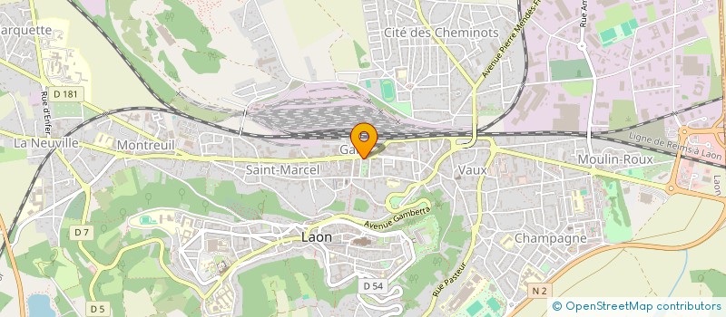 localisation de l'entreprise MADAME MELANIE BENOIT à LAON