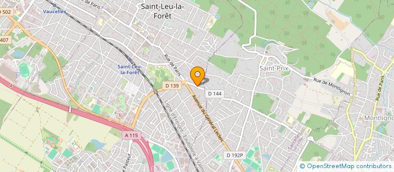 localisation de l'entreprise MADAME MELANIE BERANGER  SAINT-LEU-LA-FORET